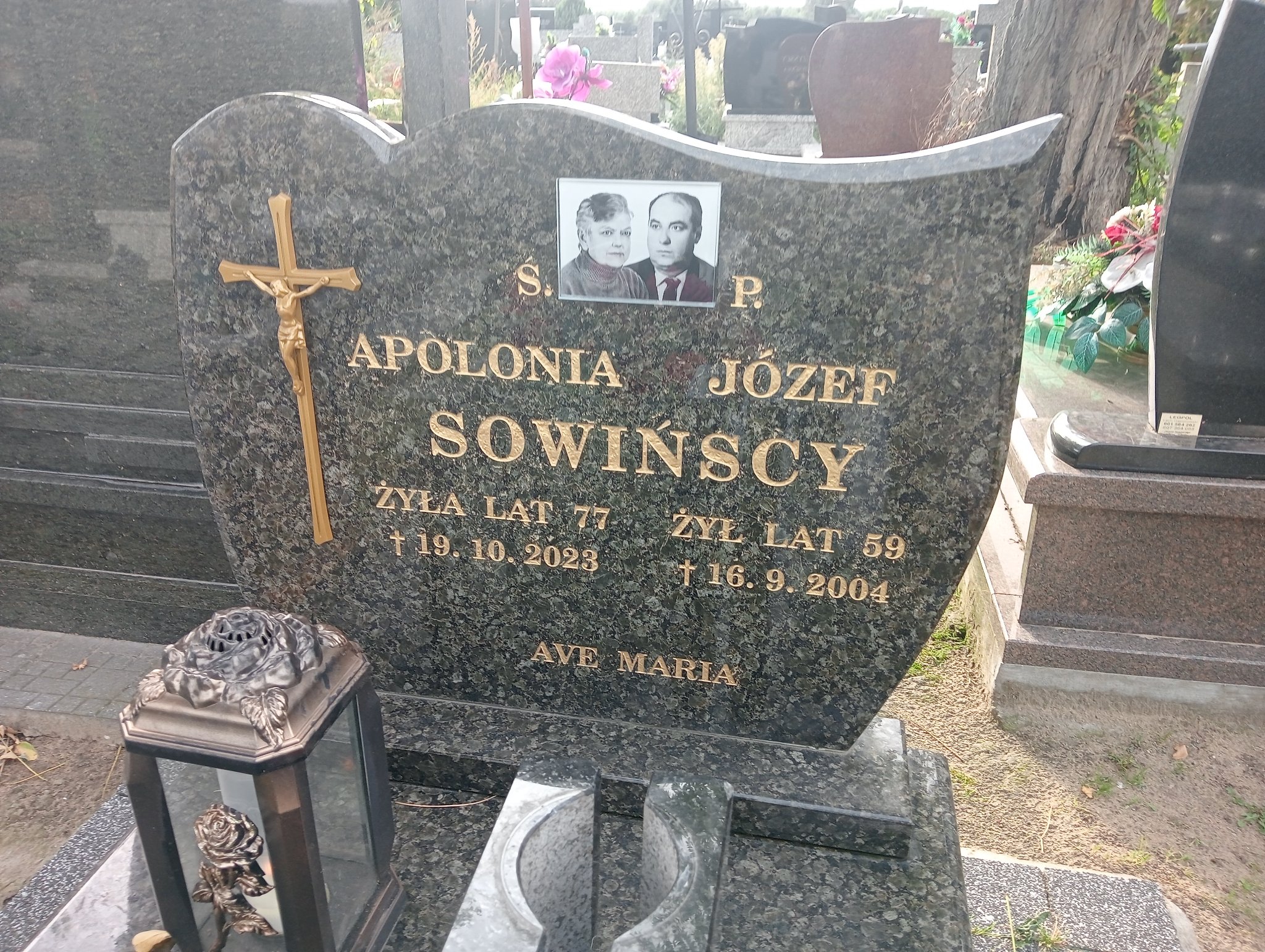 Grób Józef Sowiński