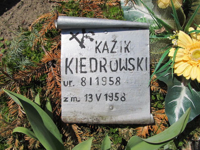 Kazimierz Kiedrowski 1958 Korczew - Grobonet - Wyszukiwarka osób pochowanych