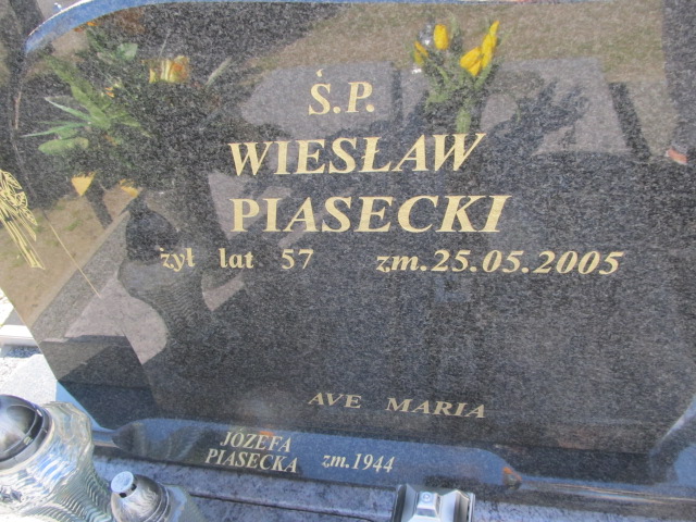 Wiesław Piasecki 1948 Korczew - Grobonet - Wyszukiwarka osób pochowanych